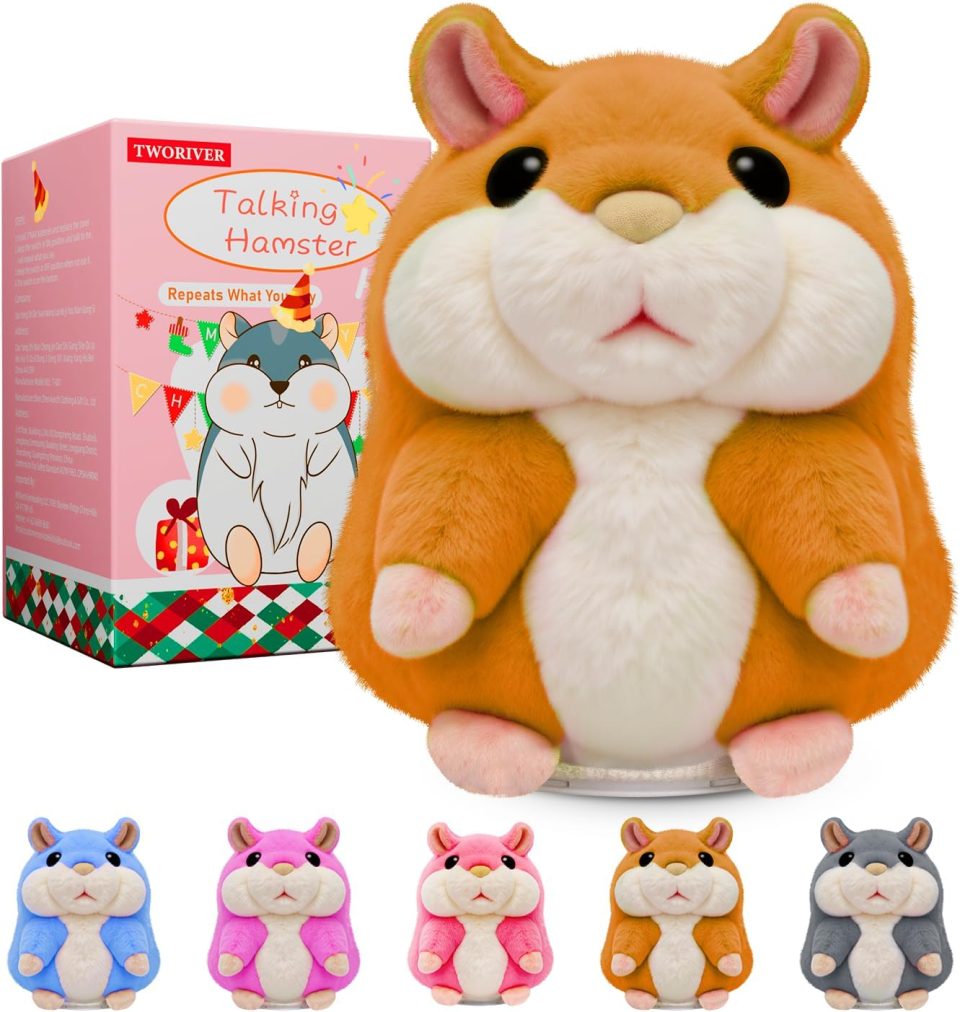 Tworiver Talking Hamster Toy for Toddlers 2–4.