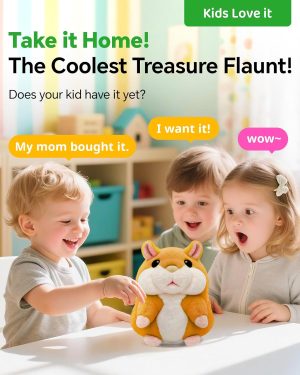 Tworiver Talking Hamster Toy for Toddlers 2–4.
