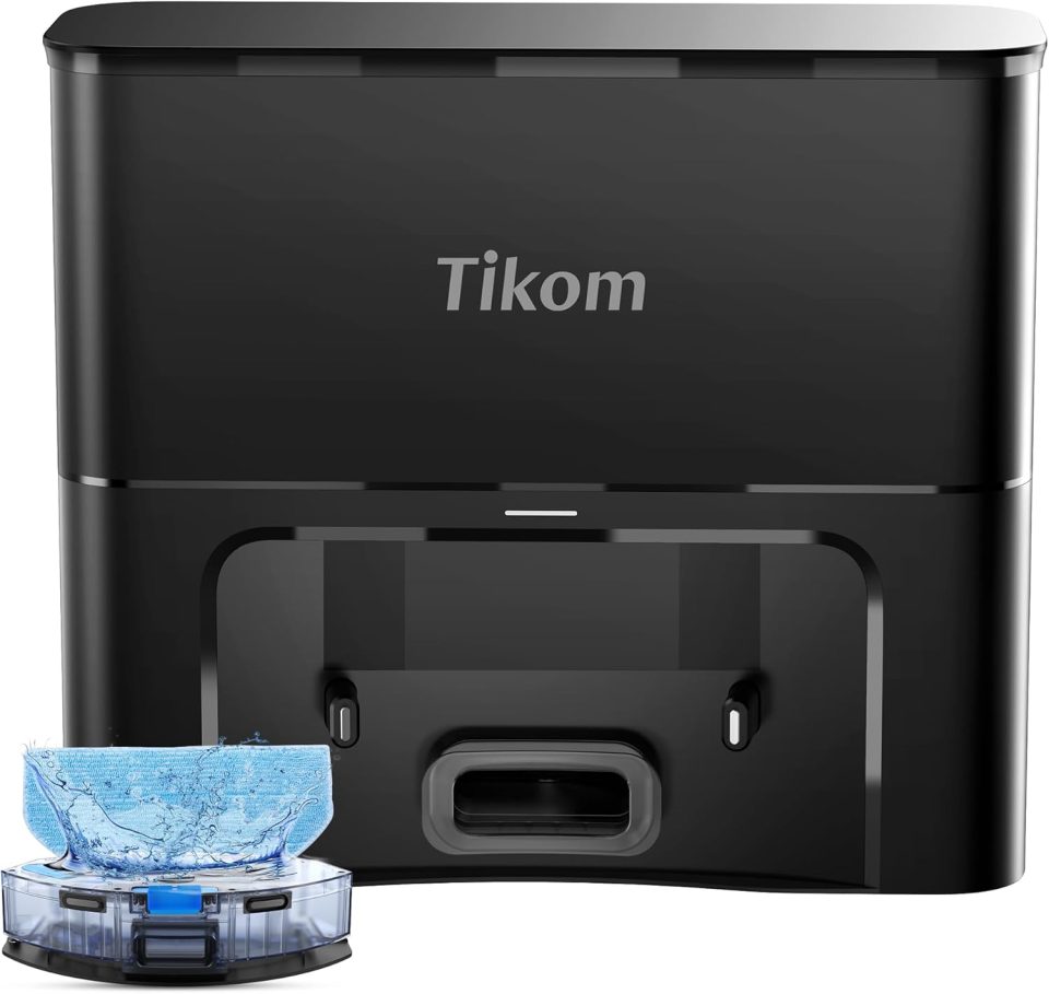 Tikom Self-Empty Base Only for 6000Pa L8000 Pro Robot Vacuum.