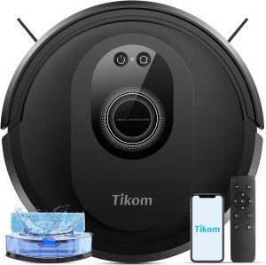 Amazon.com – Tikom Robot Vacuum and Mop Combo. 5000Pa Robotic Vacuum Cleaner. App & Remote Control. Self-Charge(G8000 Max)