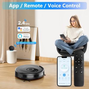 Amazon.com – Tikom Robot Vacuum and Mop Combo. 5000Pa Robotic Vacuum Cleaner. App & Remote Control. Self-Charge(G8000 Max)